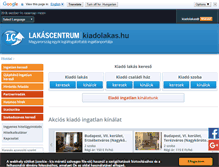 Tablet Screenshot of kiadolakas.hu